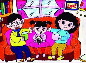 我愛我家作文400字