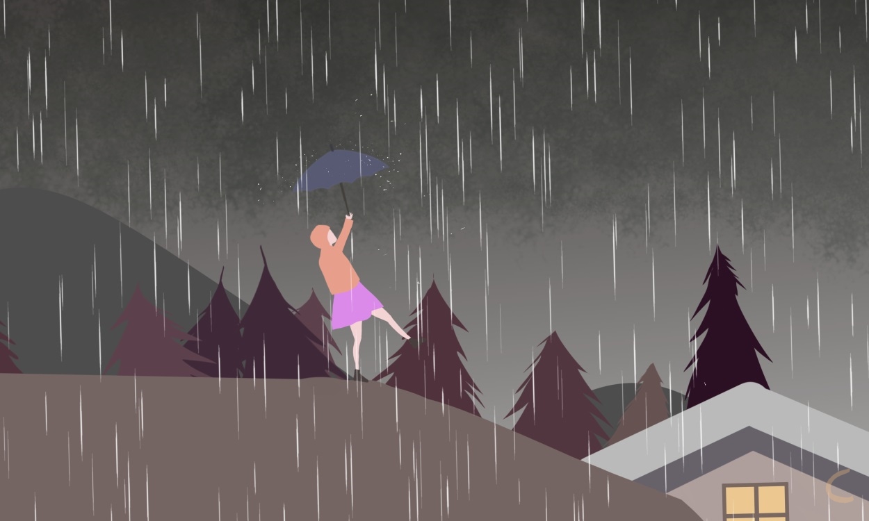 下雨唯美句子干凈治愈