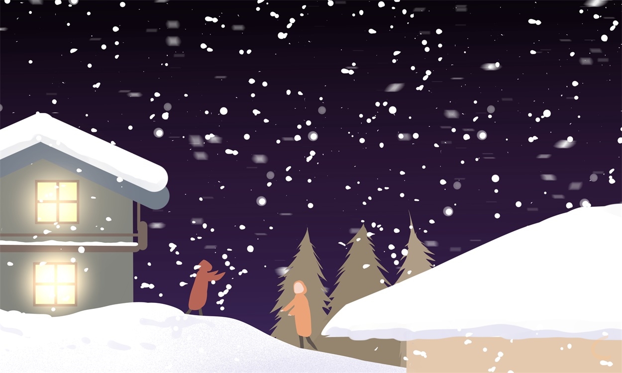 描寫(xiě)初雪的句子短句唯美110句