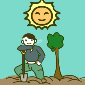 幼兒園植樹節(jié)海報(bào)文案